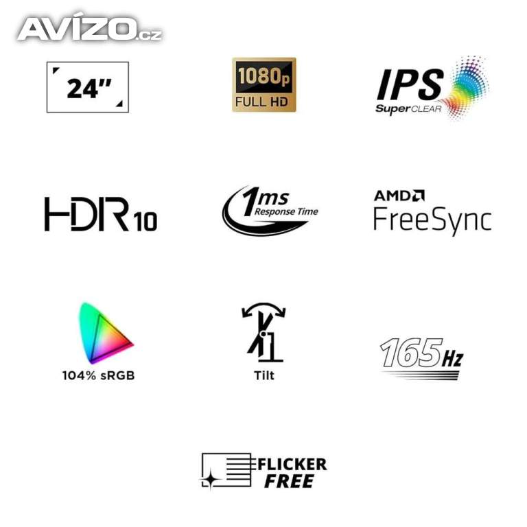 Foto inzerátu ViewSonic VX2479-HD-PRO Gaming,záruka