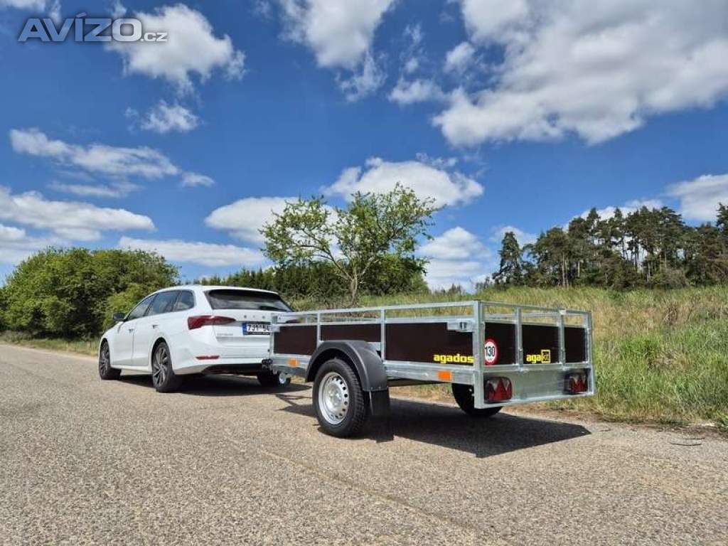  Přívěs AGADOS AGA KIT překližkový 252x130cm sklopný 750kg