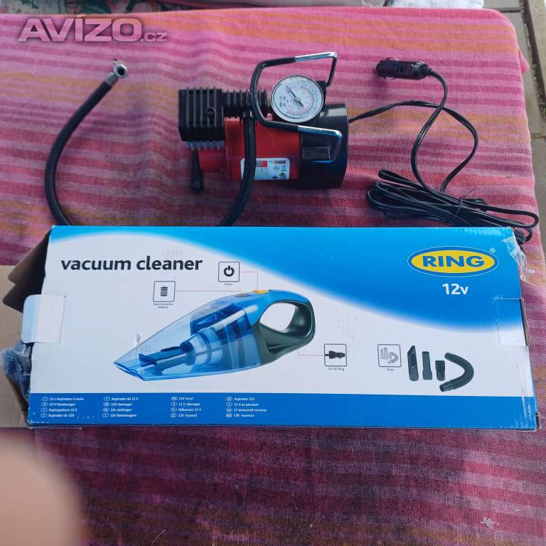 Foto inzerátu vysavac a pumpa