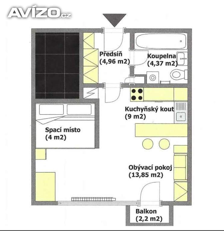 Foto inzerátu Prodej bytu  1+kk/B  , Hnězdenská 767/2. Praha  8- Troja