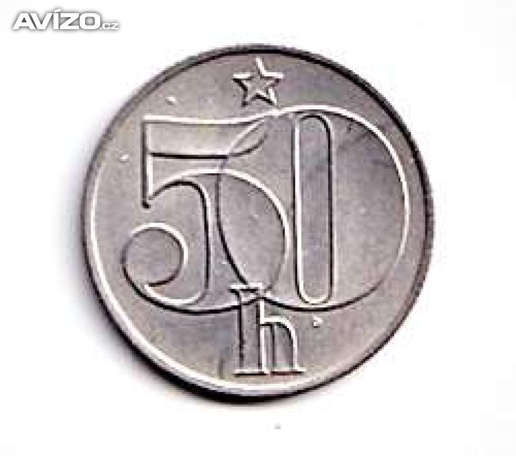 50 haléř ČSR  1985	
