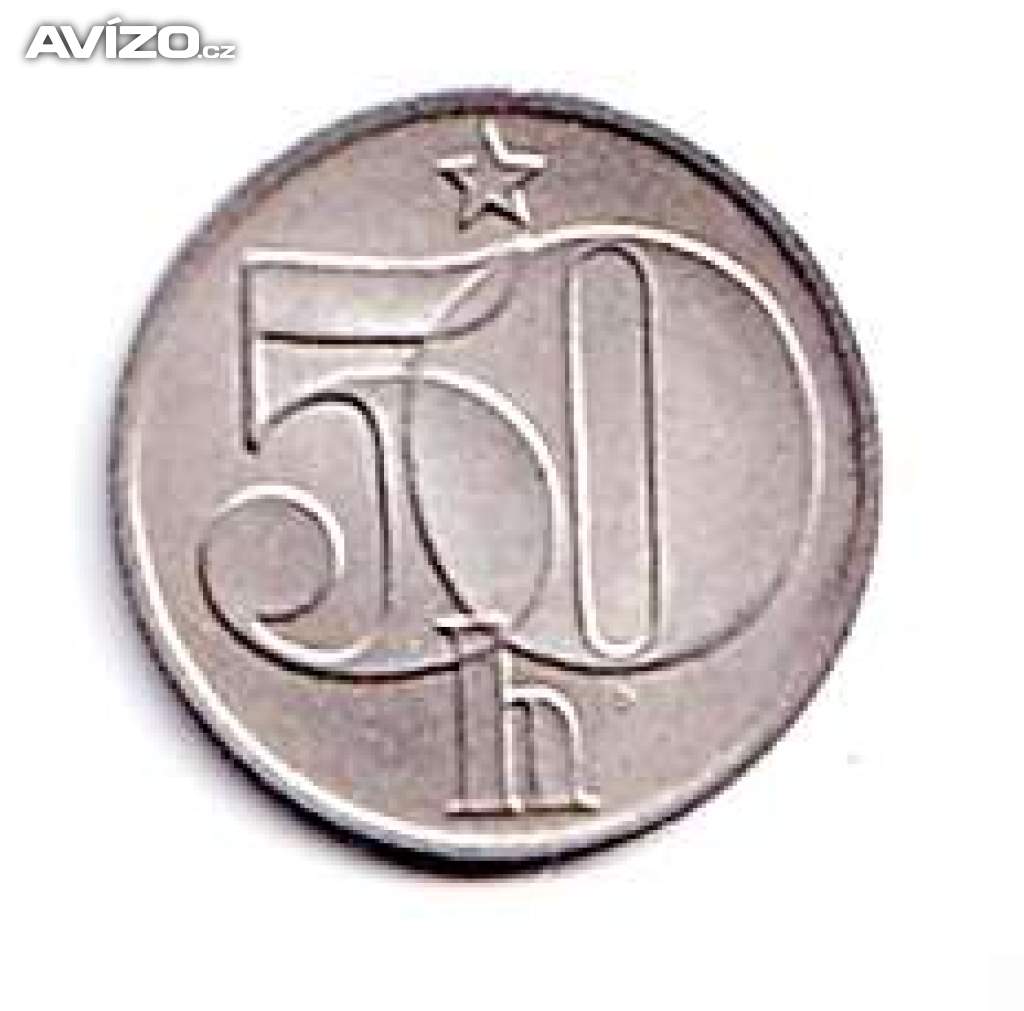 50 haléř ČSR  1989	