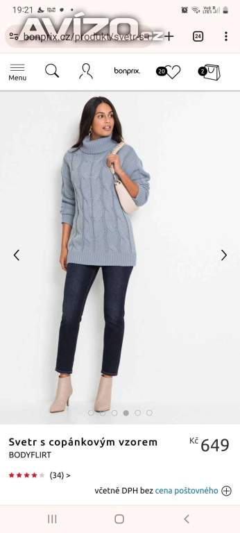 Foto inzerátu Krásné top stav dámské oblečení 42-44 