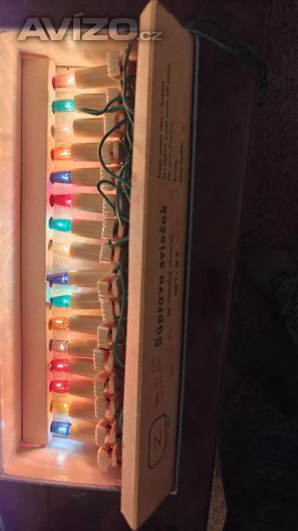 Retro vánoční světýlka