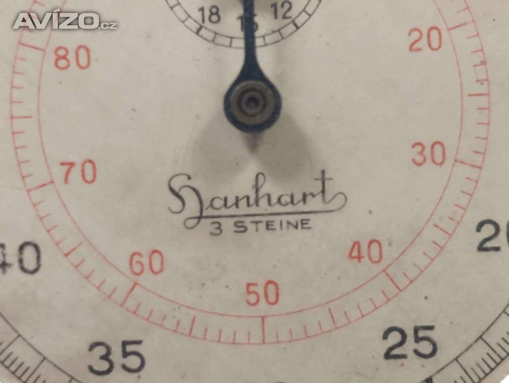 Foto inzerátu Německé vojenské stopky Hanhart z období II. říše.