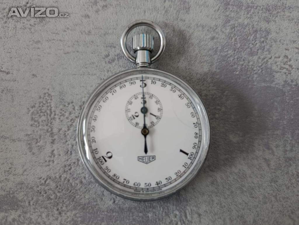 Foto inzerátu Staré vojenské stopky mikrograph Heuer - majetek voj.správy 