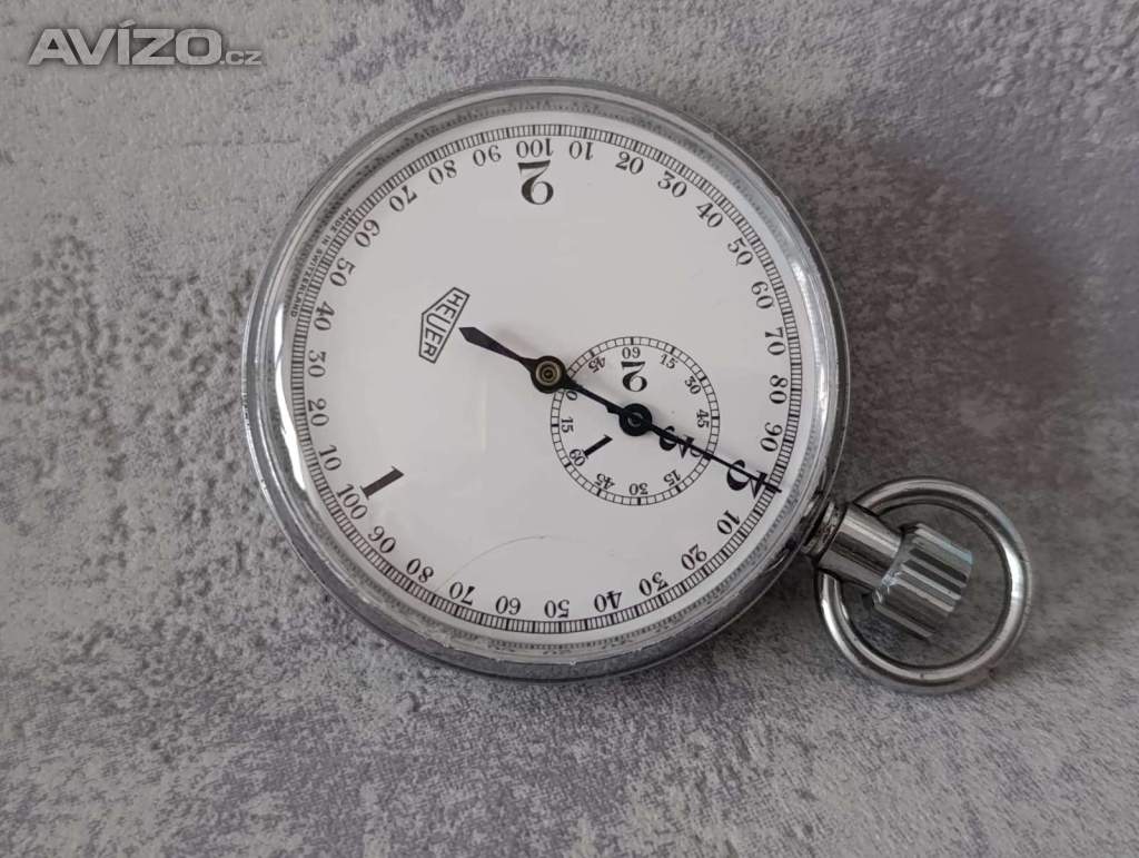 Foto inzerátu Staré vojenské stopky mikrograph Heuer - majetek voj.správy 