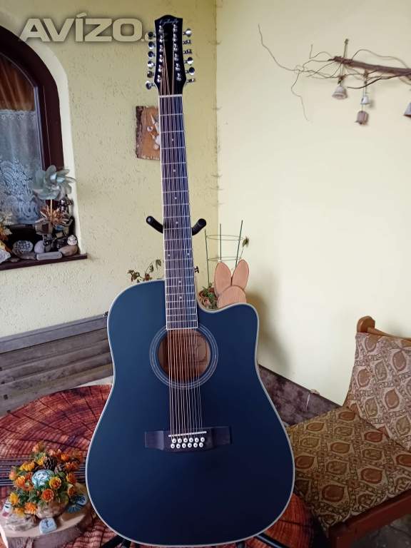 12-ti strunná elektroakustická kytara 