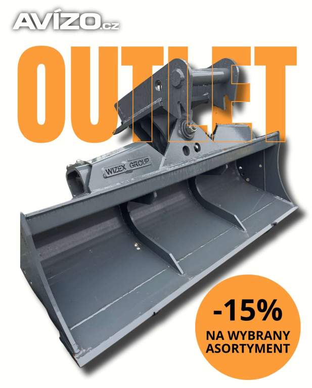 Foto inzerátu Hydraulická lžíce 170 cm  6–10,5 t — Lehnhoff MS08 — OUTLET