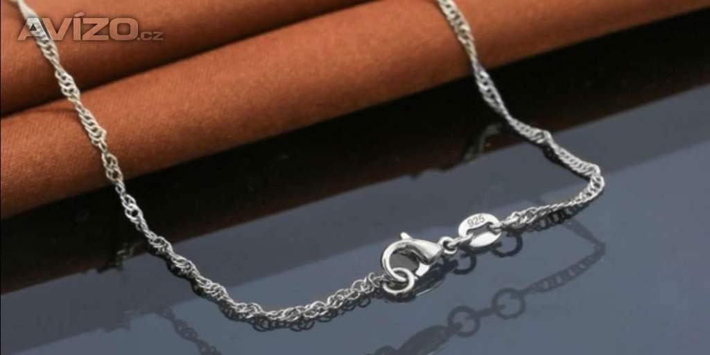 Foto inzerátu Stříbrná sada modra 