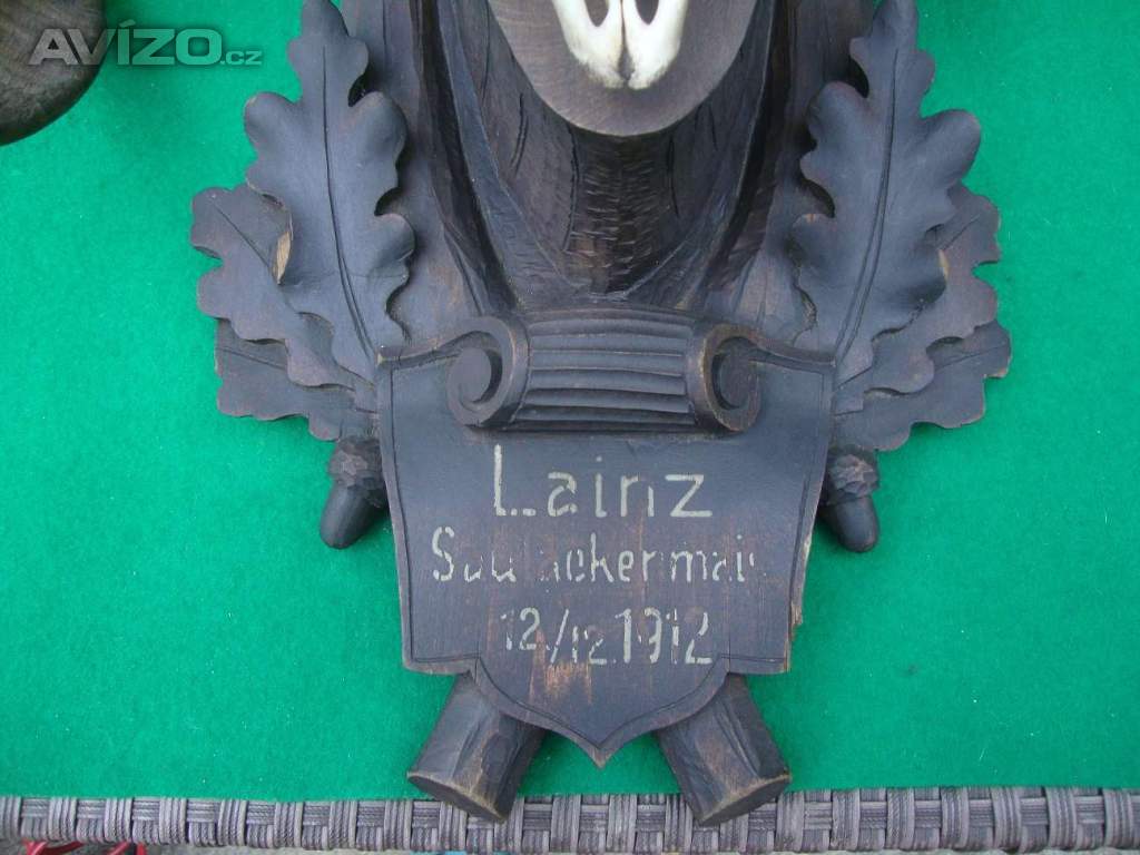 Foto inzerátu Starožitná Mufloní trofej Muflon 1912 medailové rozměry top