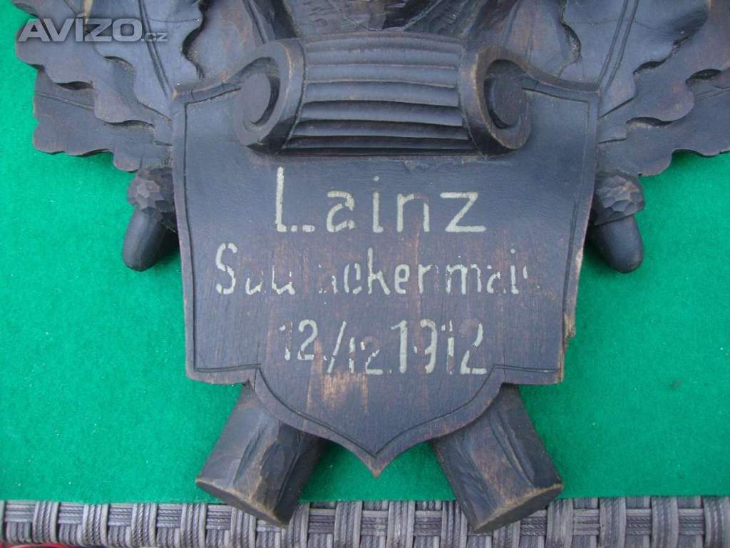 Foto inzerátu Starožitná Mufloní trofej Muflon 1912 medailové rozměry top