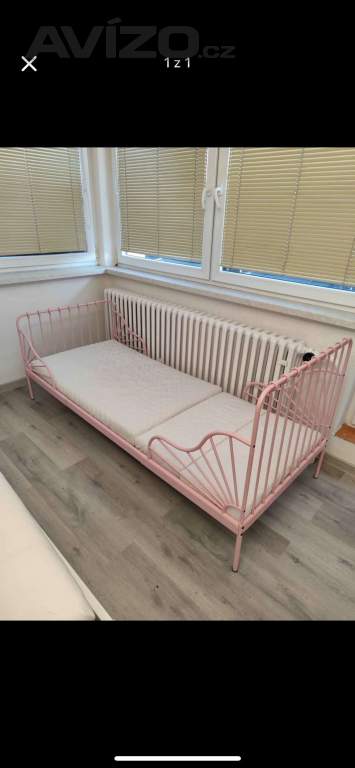 Dětská postel kovová 