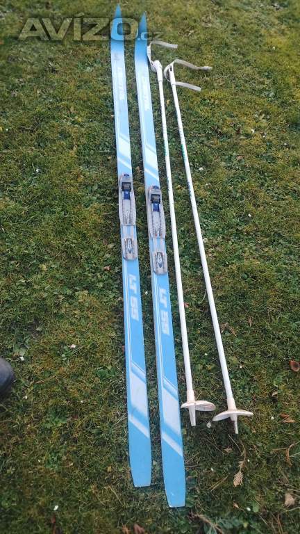 Komplet běžky, boty, tyčky