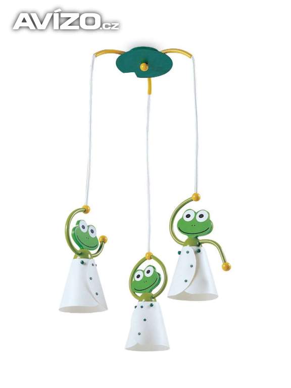 Dětský lustr FROG / Žabáci