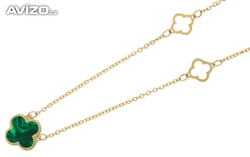 NOVÁ Elegantná zlatá retiazka zo 14k zlata - Korai