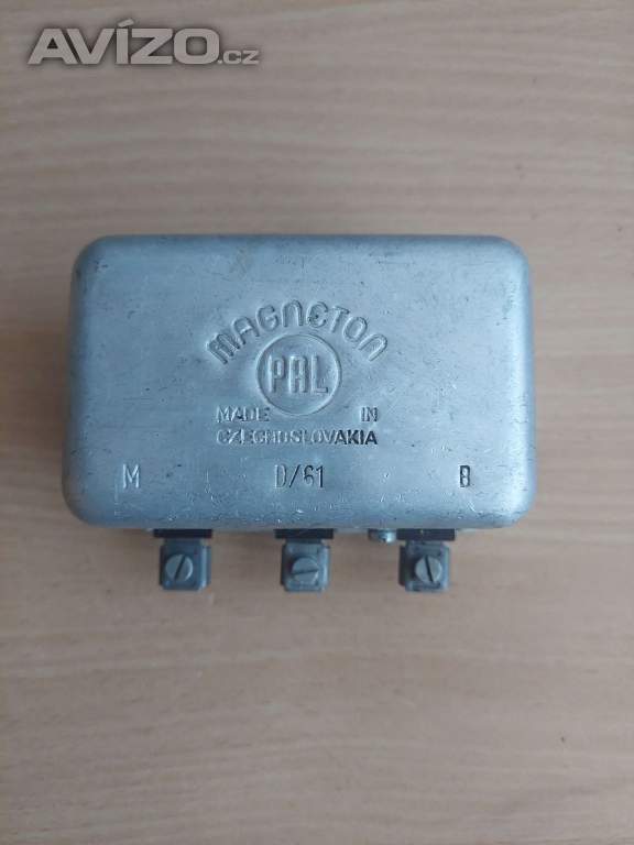 Relé, regulátor Magneton 12v - ULOŽENKA - Škoda Spartak, Tatra, atd.