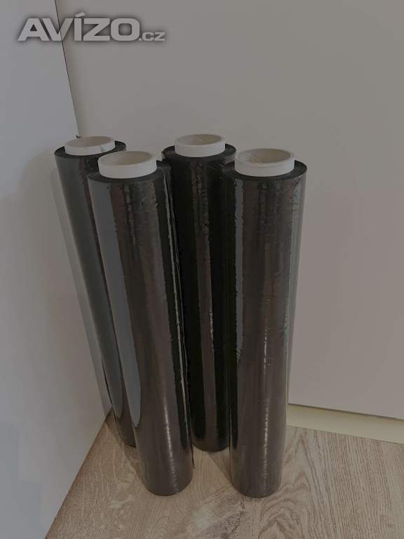 4x černá stretch folie