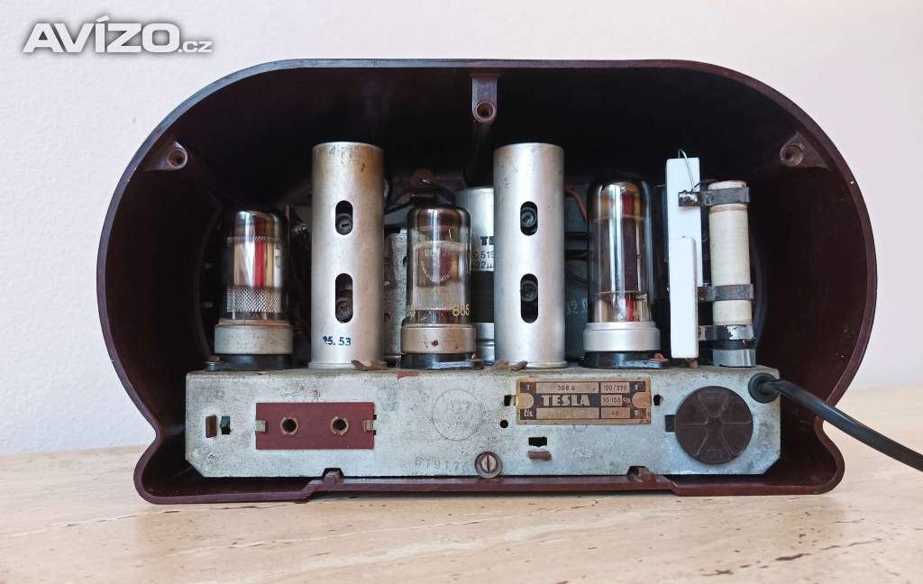 Foto inzerátu Starožitné rádio Tesla Talisman 307U, excelentní stav, plně funční