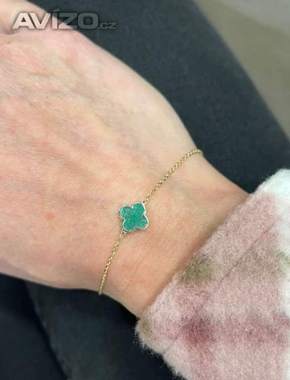 NOVÝ Skutočne veľmi pekný zlatý náramok - Korai