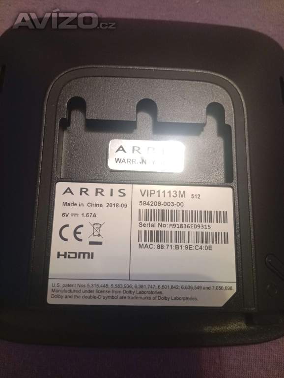 Foto inzerátu Arris IPTV 