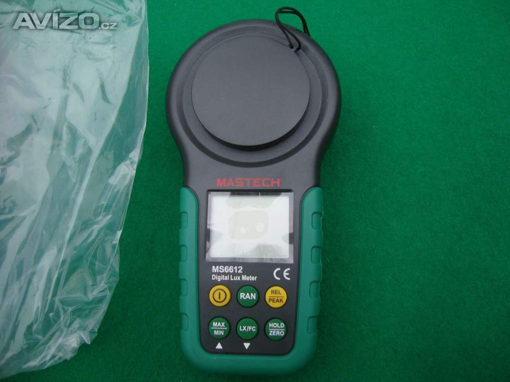 Mastech MS6612 Profesionální Luxmetr 0 - 200 000 Lux nový