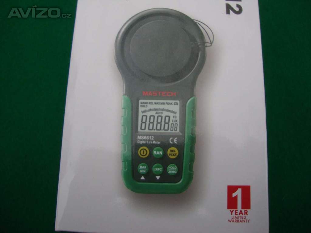 Foto inzerátu Mastech MS6612 Profesionální Luxmetr 0 - 200 000 Lux nový