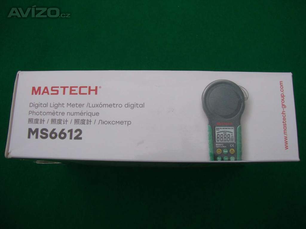 Foto inzerátu Mastech MS6612 Profesionální Luxmetr 0 - 200 000 Lux nový