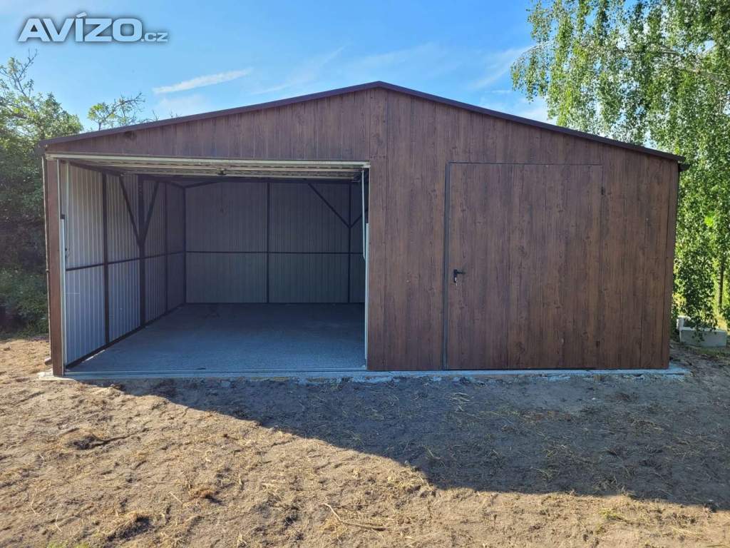 Foto inzerátu Prodej plechové garáže 6x5 m