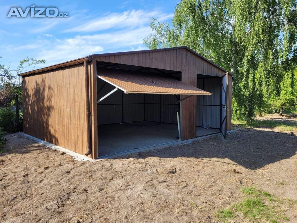Foto inzerátu Prodej plechové garáže 6x5 m