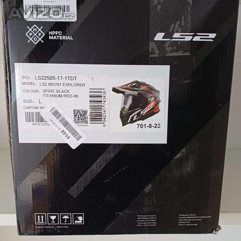 Foto inzerátu Enduro helma Ls2 Explorer Spire