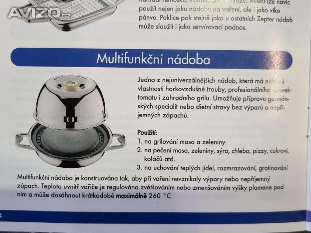 Foto inzerátu Multifunkční nádoba Zepter TF 990