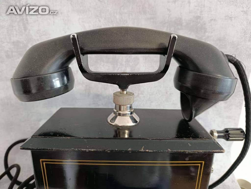 Foto inzerátu Starožitný historický dánský telefon Kristian Kirk
