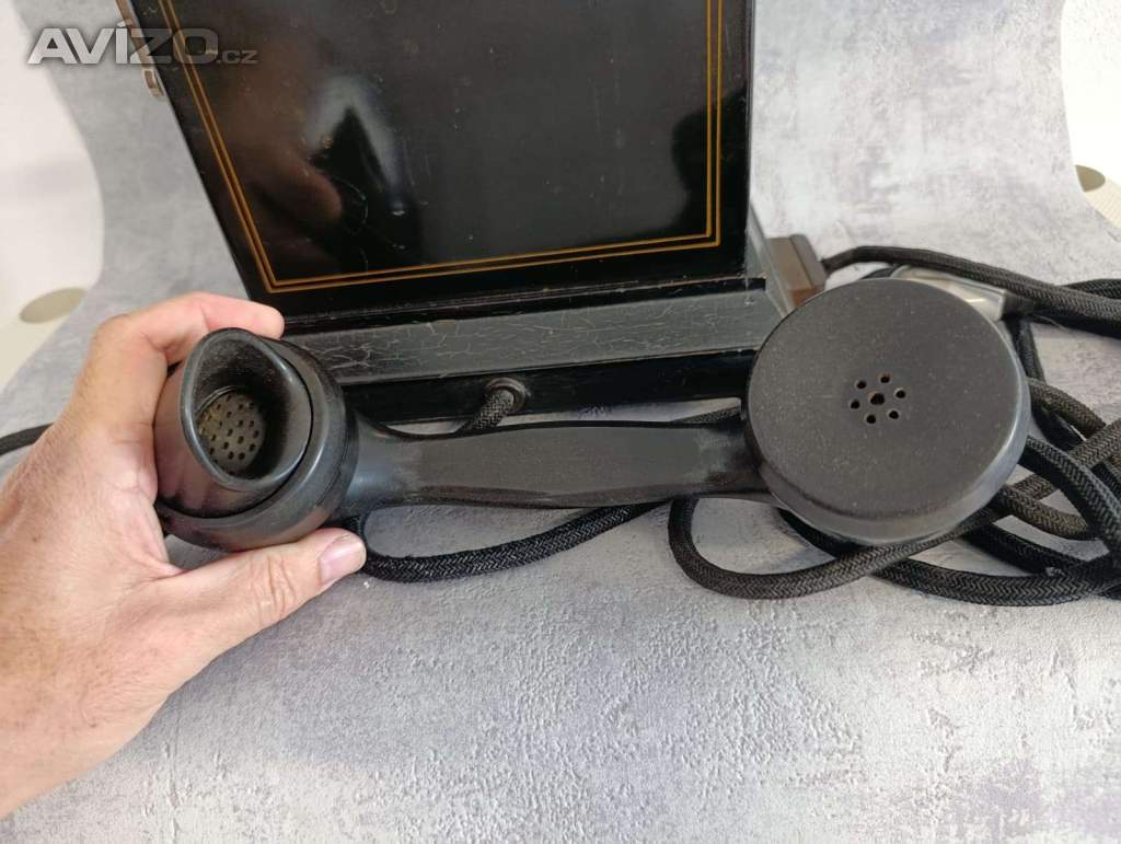 Foto inzerátu Starožitný historický dánský telefon Kristian Kirk