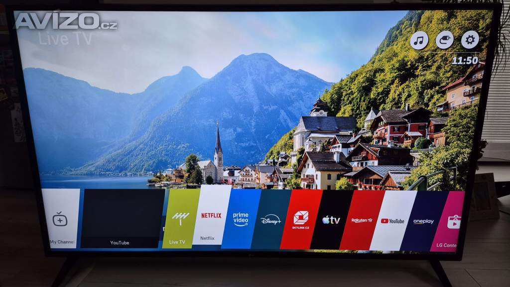 Foto inzerátu 4K smart LG65UJ6307 164cm 