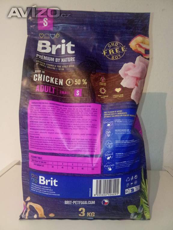 Foto inzerátu Granule Brit chicken adult 3kg 