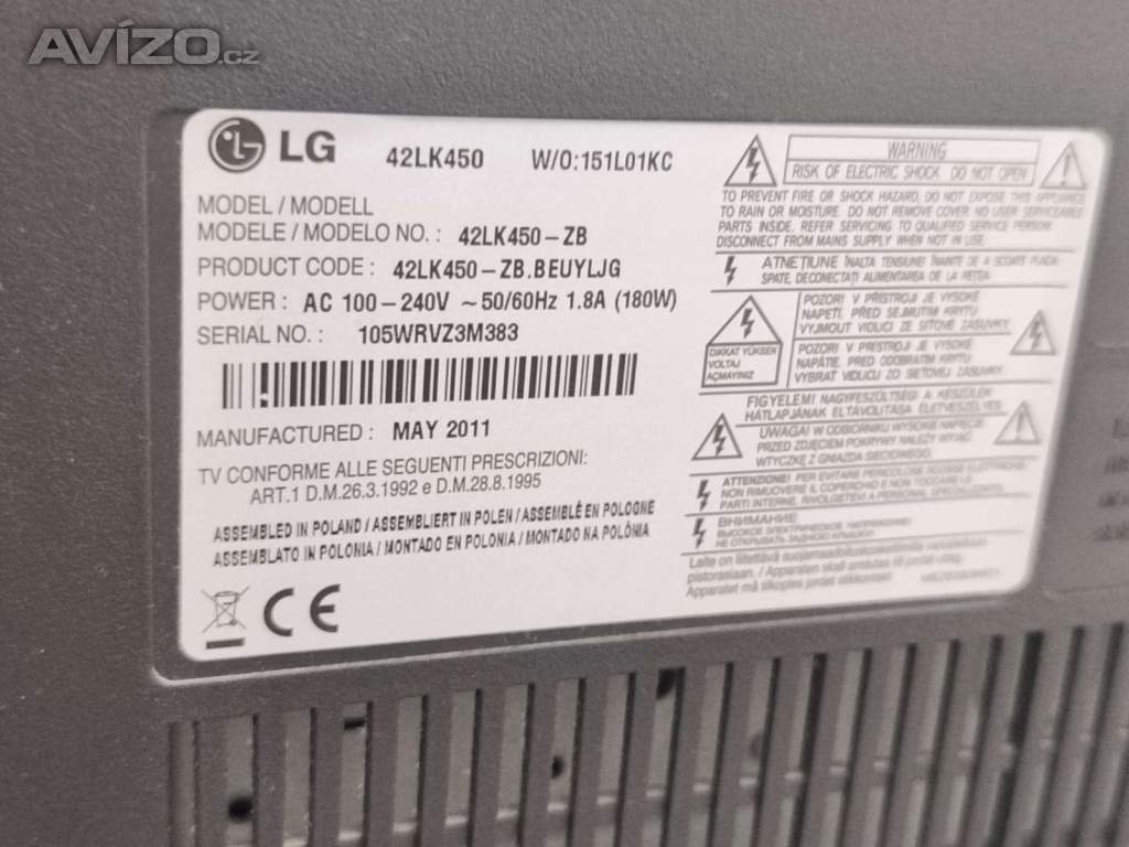 Foto inzerátu Televize +set top box