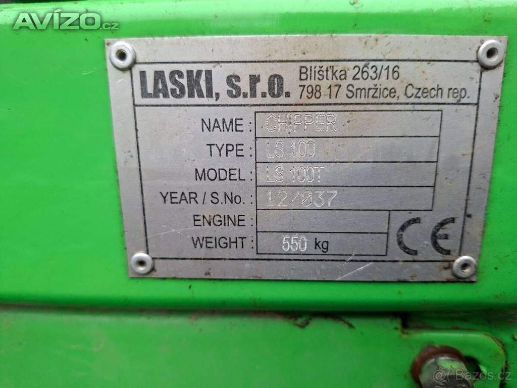 Foto inzerátu Štěpkovač za traktor Laski LS 100 T 