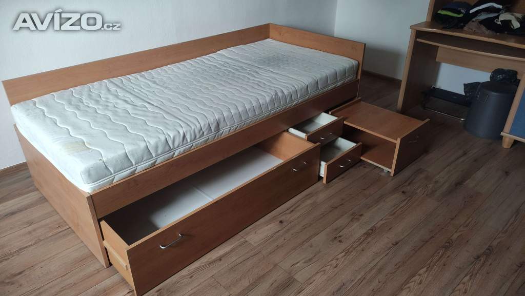 Foto inzerátu Postel s úložným prostorem + matrace