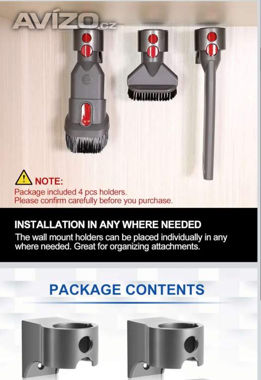 Foto inzerátu Držák příslušenství vysavačů Dyson 2 ks