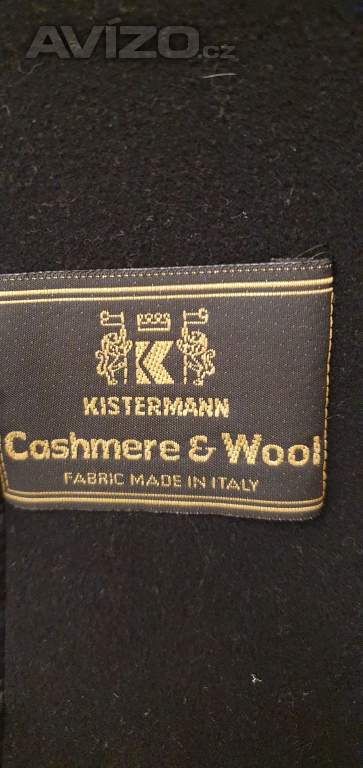 Foto inzerátu Prodám dámský černý kašmírový kabát vel. 38
