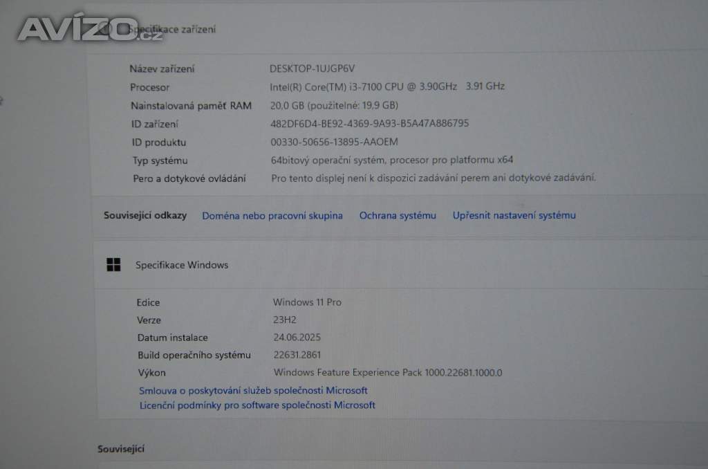 Foto inzerátu Dell Optiplex 3050 i3/20GB/SSD 256GB/záruka