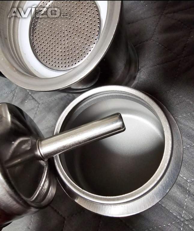 Foto inzerátu Ocelová moka konvička / express na 4 šálky espressa