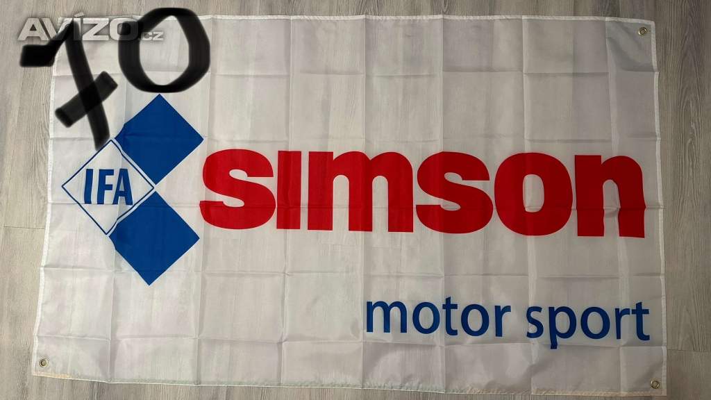 70 - Banner - vlajka Simson - IFA motor sport 90x150 cm