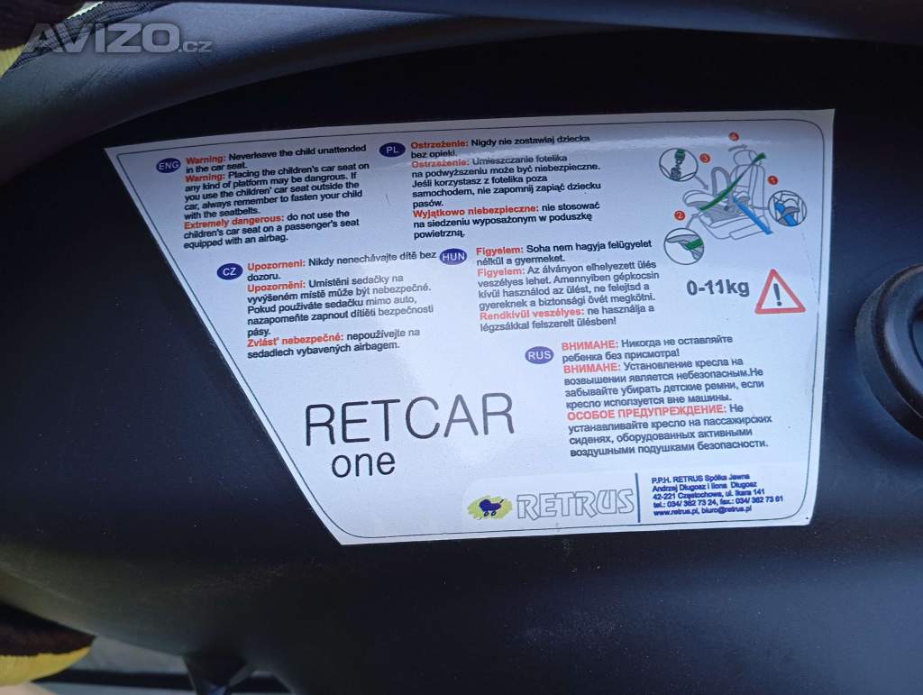 Foto inzerátu  Dětská  autosedačka- novorozenec