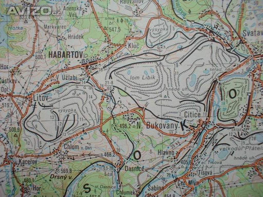 Foto inzerátu Vojenská profesionální tajná mapa Karlovy Vary