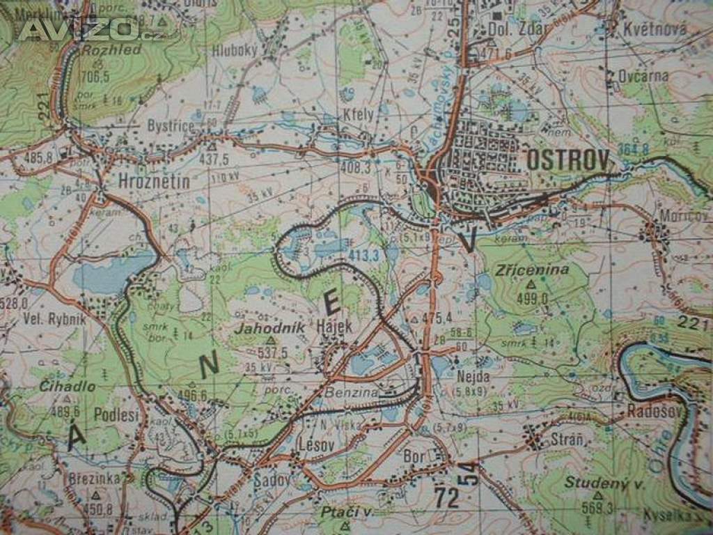Foto inzerátu Vojenská profesionální tajná mapa Karlovy Vary
