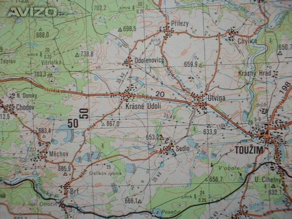 Foto inzerátu Vojenská profesionální tajná mapa Karlovy Vary