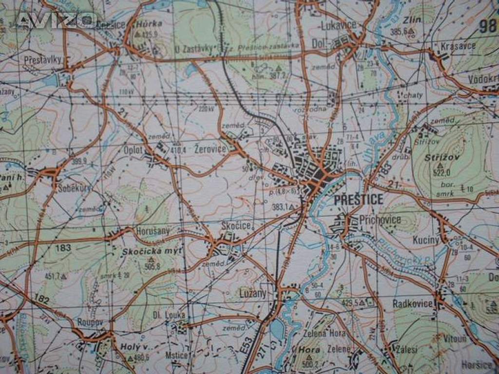 Foto inzerátu Vojenská profesionální tajná mapa Klatovy, Dobřany, Stod