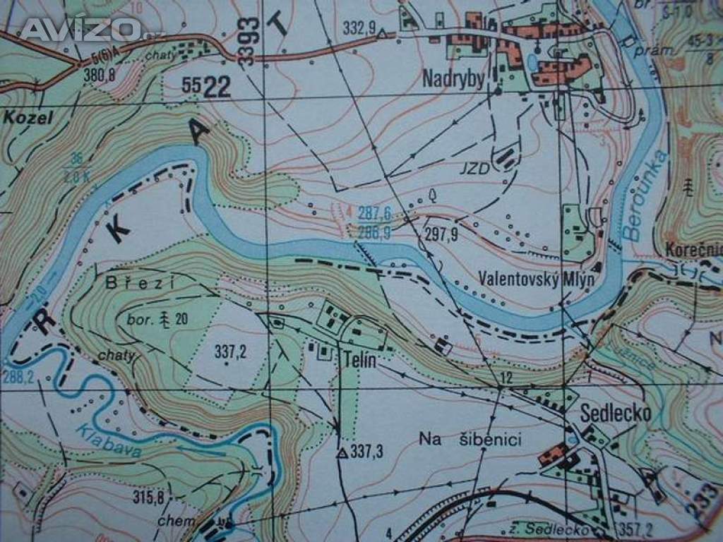 Foto inzerátu Vojenská profesionální tajná mapa Stupno 1:25